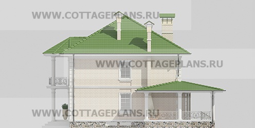 Фасады проект дома 75-96 общ. площадь 204,55 м2