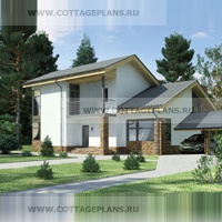 Каталог проекты домов из пеноблоков проект дома 80-21 общ. площадь 200,8 м2