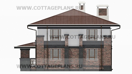 Фасады проект дома 14-30 общ. площадь 206,95 м2