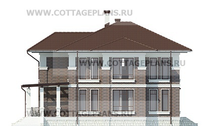 Фасады проект дома 77-62 общ. площадь 205,25 м2