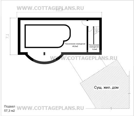 Поэтажные планы проект дома 35-98 общ. площадь 243,3м2