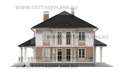 Фасады проект дома 71-07 общ. площадь 221,70 м2