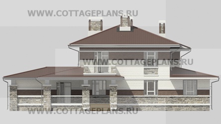 Фасады проект дома 89-98 общ. площадь 340,50 м2