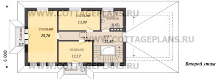 Поэтажные планы проект дома 59-41 общ. площадь 176,4 м2