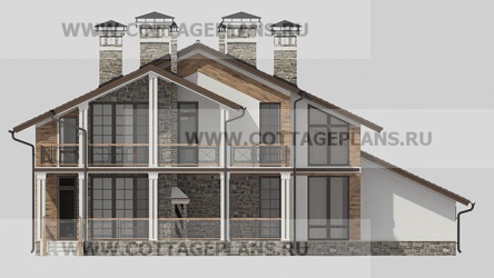 Фасады проект дома 25-04 общ. площадь 334,85 м2