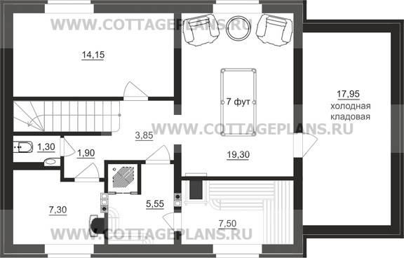 Поэтажные планы проект дома 71-32 общ. площадь 196,80 м2
