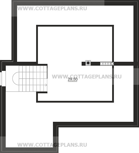Поэтажные планы проект дома 75-49 общ. площадь 189,95 м2