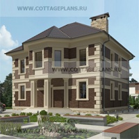 проект дома 88-83 общ. площадь 348,55 м2