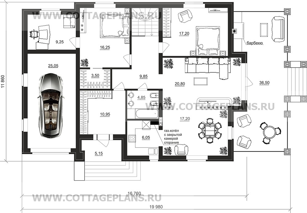 Поэтажные планы проект дома 91-39 общ. площадь 258,95 м2