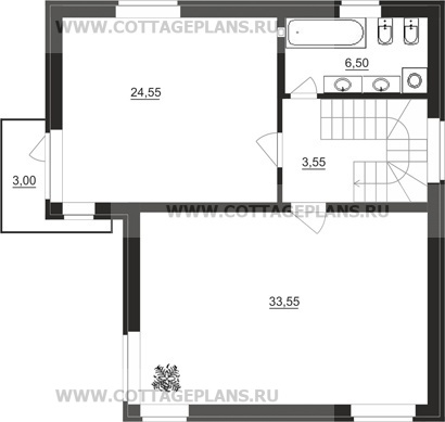 Поэтажные планы проект дома 20-37 общ. площадь 138,70 м2