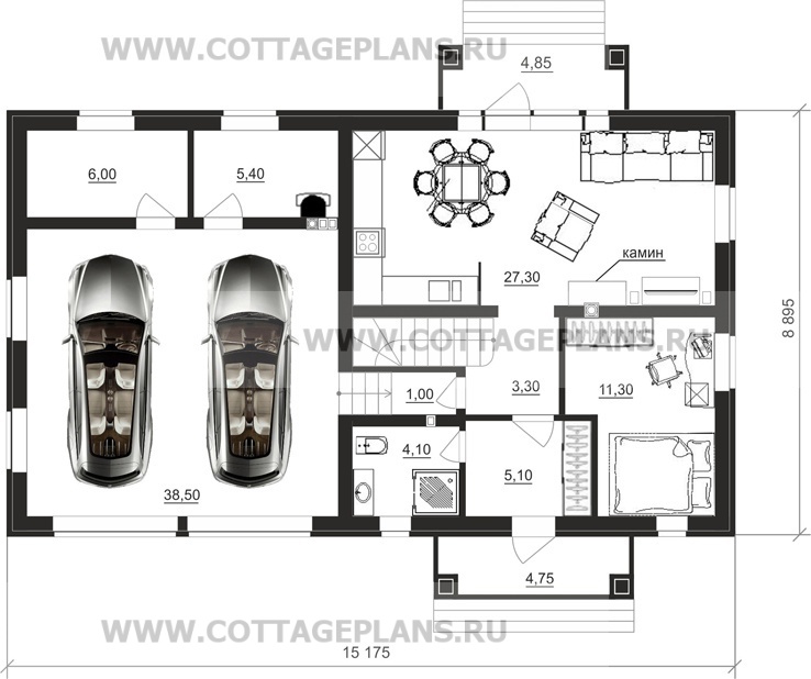 Поэтажные планы проект дома 21-87 общ. площадь 151,50 м2