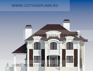 Фасады проект дома 71-12 общ. площадь 308,90 м2