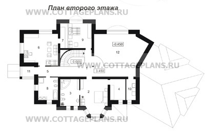 Поэтажные планы проект дома 46-50 общ. площадь 407,1м2