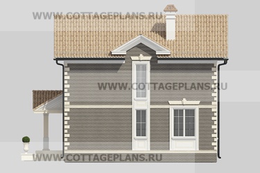 Фасады проект дома 20-15 общ. площадь 180,50 м2