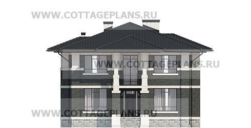 Фасады проект дома 201-77 общ. площадь 375,60 м2