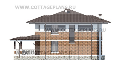 Фасады проект дома 201-50 общ. площадь 204,75 м2