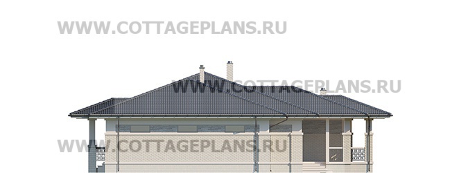 Фасады проект дома 07-74 общ. площадь 188,90 м2