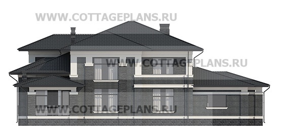 Фасады проект дома 205-09 общ. площадь 487,85 м2
