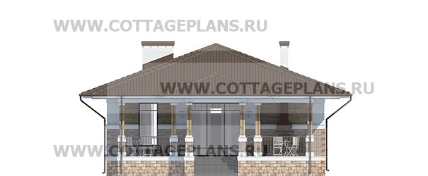 Фасады проект дома 07-42 общ. площадь 112,55 м2