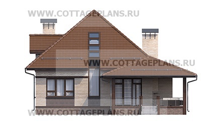 Фасады проект дома 75-75 общ. площадь 183,85 м2