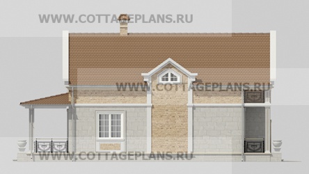 Фасады проект дома 22-59 общ. площадь 253,90 м2