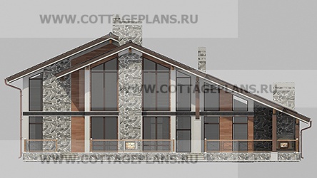 Фасады проект дома 78-33 общ. площадь 510,00 м2