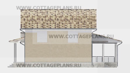 Фасады проект дома 21-08 общ. площадь 132,55 м2