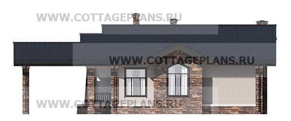 Фасады проект дома 700-46 общ. площадь 97,75 м2