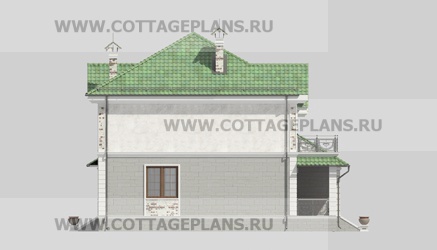 Фасады проект дома 16-55 общ. площадь 324,45 м2