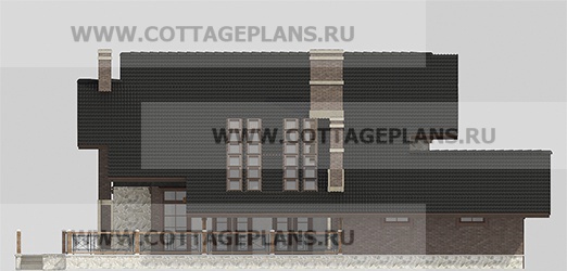 Фасады проект дома 201-06 общ. площадь 465,00 м2