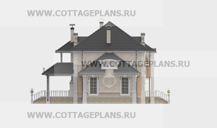 Фасады проект дома 29-15 общ. площадь 244,95 м2