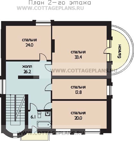 Поэтажные планы проект дома 35-57 общ. площадь 513 м2