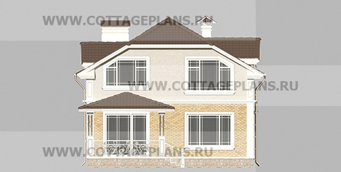 Фасады проект дома 108-16 общ. площадь 139,25 м2