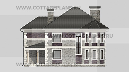 Фасады проект дома 75-50 общ. площадь 196,80 м2