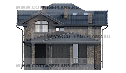 Фасады проект дома 204-76 общ. площадь 110,45 м2