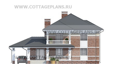 Фасады проект дома 24-07 общ. площадь 311,80 м2