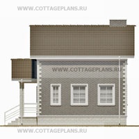 Фасады проект дома 20-21 общ. площадь 77,23 м2
