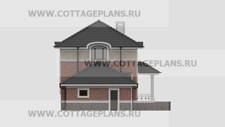 Фасады проект дома 92-45 общ. площадь 169,40 м2