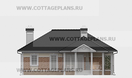 Фасады проект дома 08-18 общ. площадь 278,75 м2