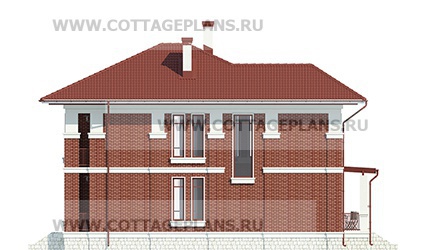 Фасады проект дома 77-50 общ. площадь 186,55 м2
