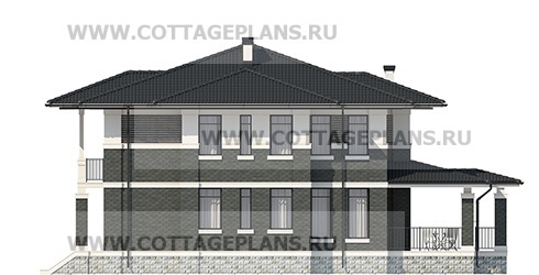 Фасады проект дома 101-77 общ. площадь 375,60 м2