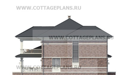 Фасады проект дома 13-06 общ. площадь 176,45 м2