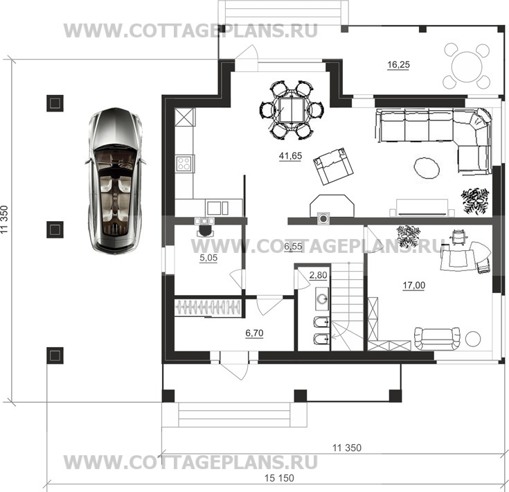 Поэтажные планы проект дома 88-06 общ. площадь 161,25 м2