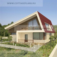 Каталог проекты домов из пеноблоков проект дома 59-50 общ. площадь 193,6 м2