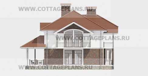 Фасады проект дома 09-03 общ. площадь 215,05 м2