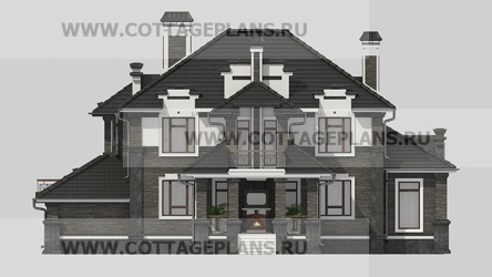 Фасады проект дома 29-63 общ. площадь 246,40 м2