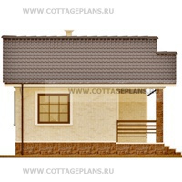 Фасады проект дома 14-08 общ. площадь 34,64 м2