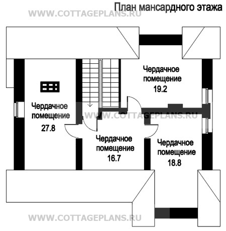 Поэтажные планы проект дома 47-06 общ. площадь 268,8 м2