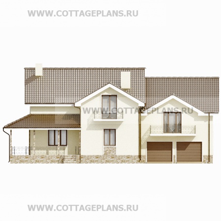 Фасады проект дома 15-26 общ. площадь 294,6 м2