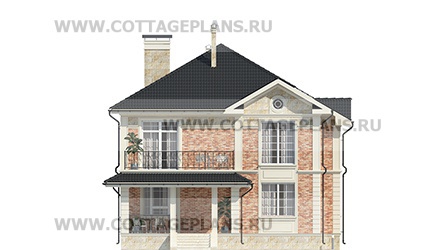 Фасады проект дома 102-09 общ. площадь 201,35 м2